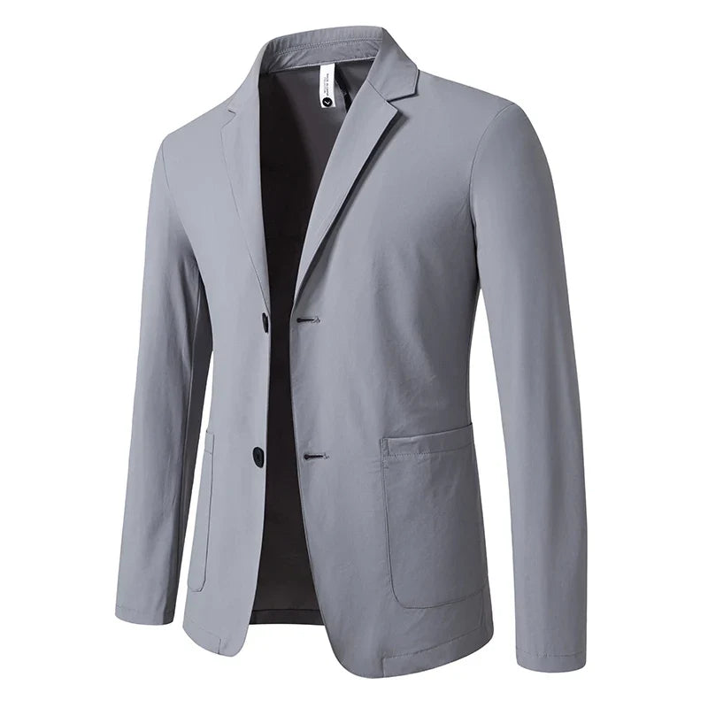 Sun Protection Lightweight Blazer - Fashionable Business Outdoor Travel Wedding Casual Korean Style Men's Lightweight Blazer