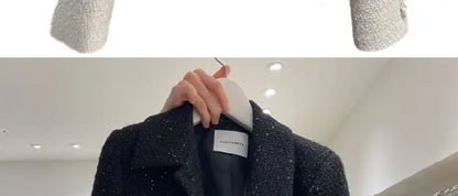Fashionable Short Tailored Jacket Women's Loose Fit Perfume Style Korean Version Spring Autumn New Popular West Suit Top