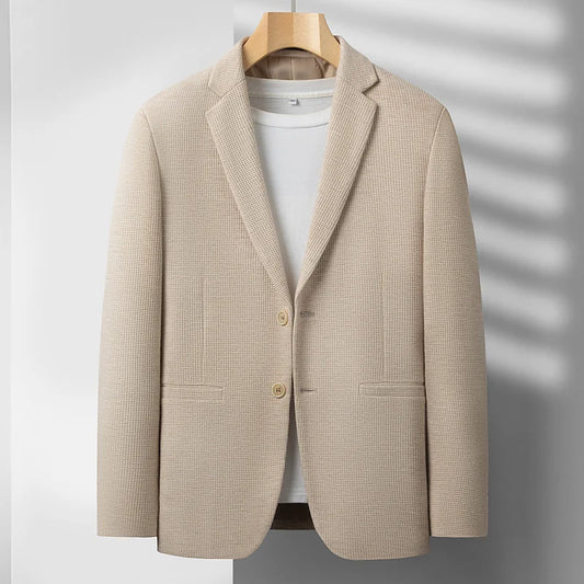 High Quality Men Fashion Handsome Leisure Business Everything Trends  Autumn and Winter  Blazers  Single Breasted  M-4XL