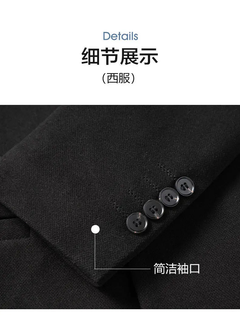 Blazer's New Men's Fashion Outdoor Travel Solid Color, Youthful Wedding, Hosting, Campus Slimming, Casual Korean Version Blazer