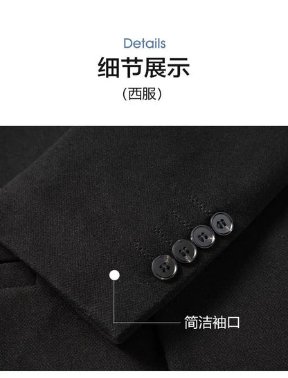 Blazer's New Men's Fashion Outdoor Travel Solid Color, Youthful Wedding, Hosting, Campus Slimming, Casual Korean Version Blazer