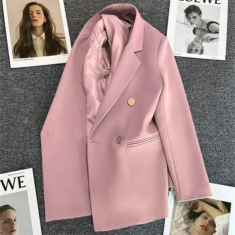 Spring Autumn Women's Blazers Slim Fit Fashion Slimming Elegance Jackets Casual Versatile Coat Outwear for Office Lady Clothing