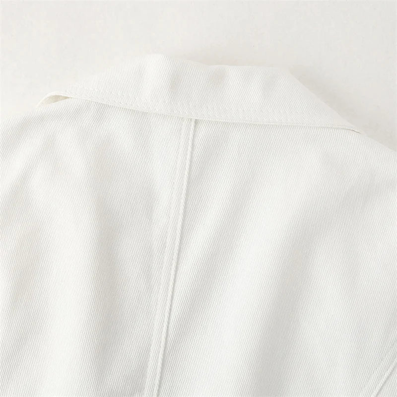 Women's Denim Vest 2025 New Ladies White Jean Jacket Fashion Waistcoat Summer Vest Coat Outwear S-5XL