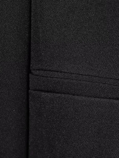 Women Fashion Solid Turtleneck Versatile Gold Buckle Short Blazer Coat Female Elegant High Street Casual Long Sleeve Jacket
