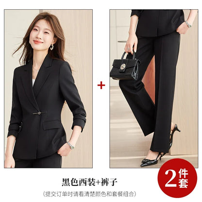 Fashionable Professional Women's Clothing High-Quality Two-Piece Pants + Jacket， Elegant Precision Spring/Summer 2026