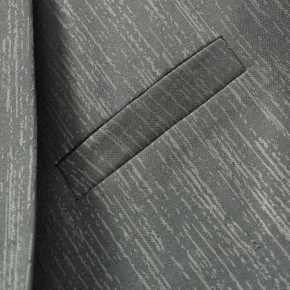 Men's Light Business Casual Blazer | 3D Tailored Anti-Wrinkle Polyester Suit Jacket | Slim Fit, Easy Care, Windproof