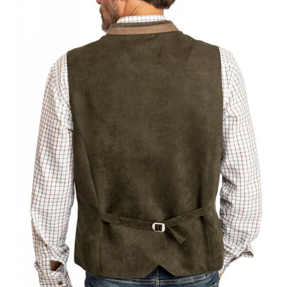 Men's Vest Single Breasted Formal Waistcoat for Wedding Banquet and Business