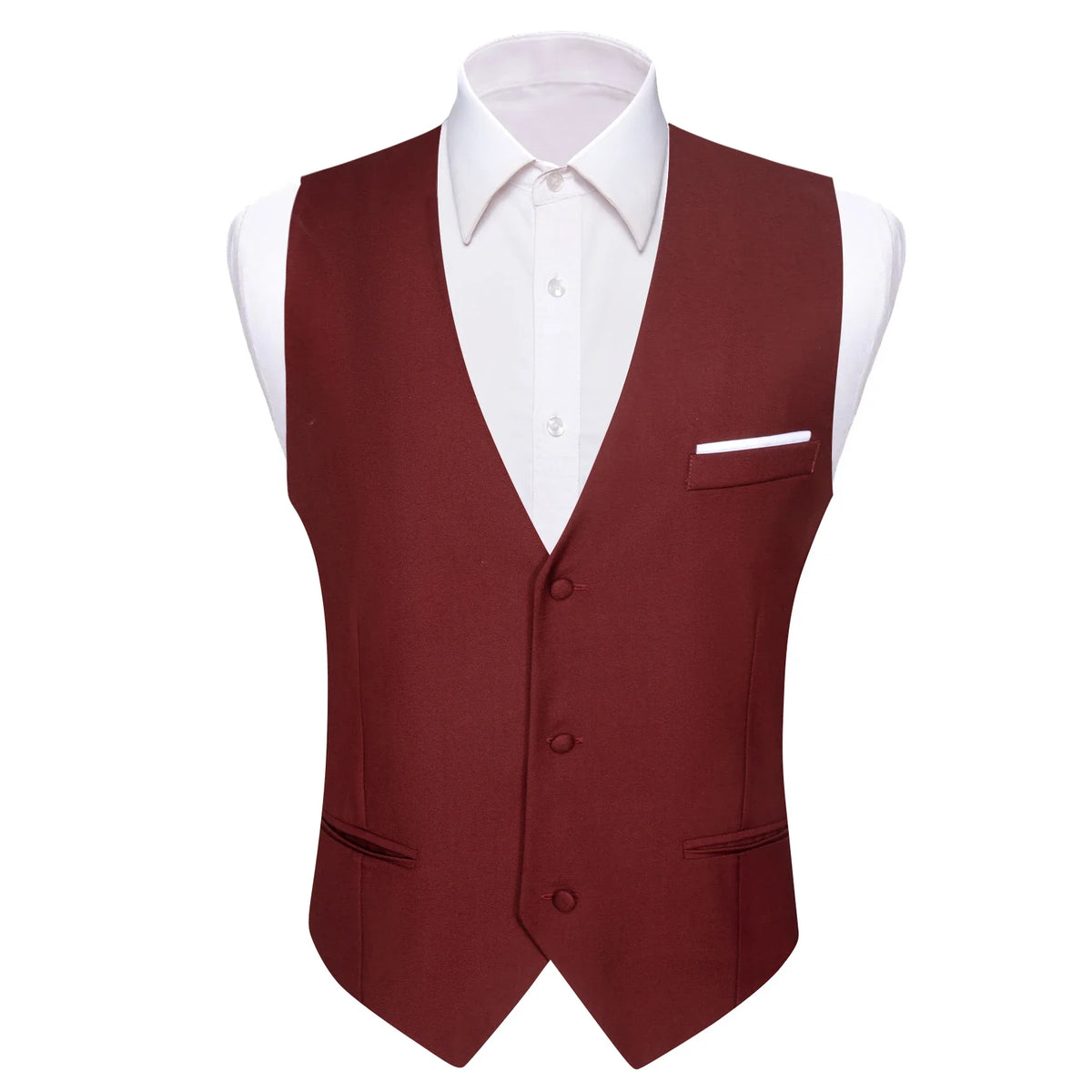Men's Slim Fit Dobby Vest – Multi-Color Formal Waistcoat for Weddings & Smart Events