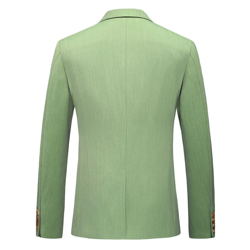 Men's Three-Piece Suit – Double Breasted Slim Fit Formal Suit for Men in Multiple Colors