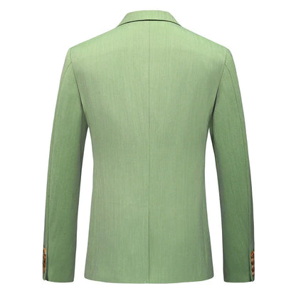 Men's Three-Piece Suit – Double Breasted Slim Fit Formal Suit for Men in Multiple Colors