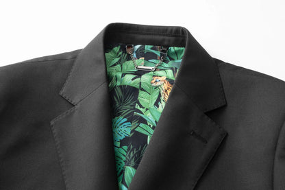 Luxury Wool Silk Suit Jacket Men Double Breasted Casual Business Dress Coats Autumn/Winter Banquet Party Wedding Groom Blazers