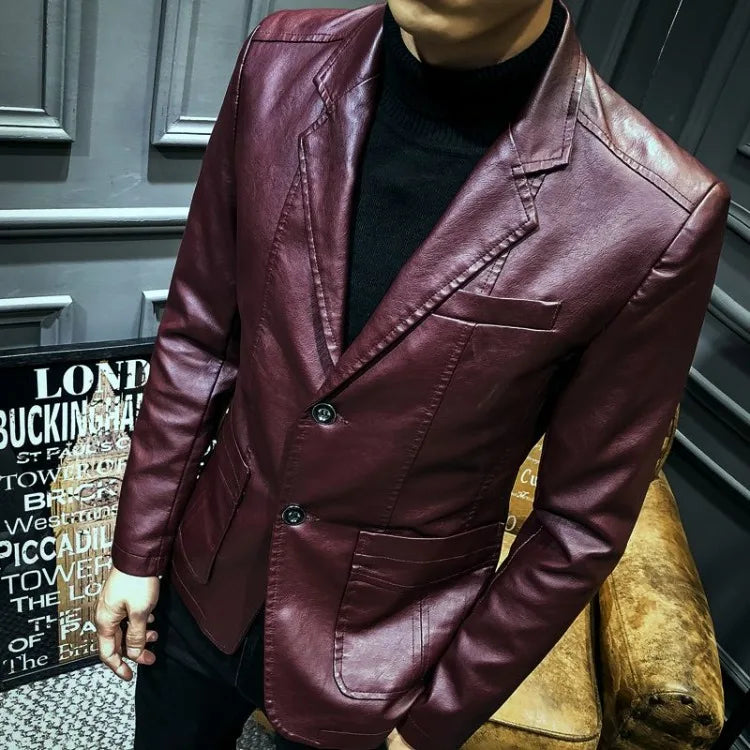 Spring Autumn Thin Man Suits and Blazers Vintage Fashionable Jacket for Men Simple Breasted Luxury Designer Classic New in Coats