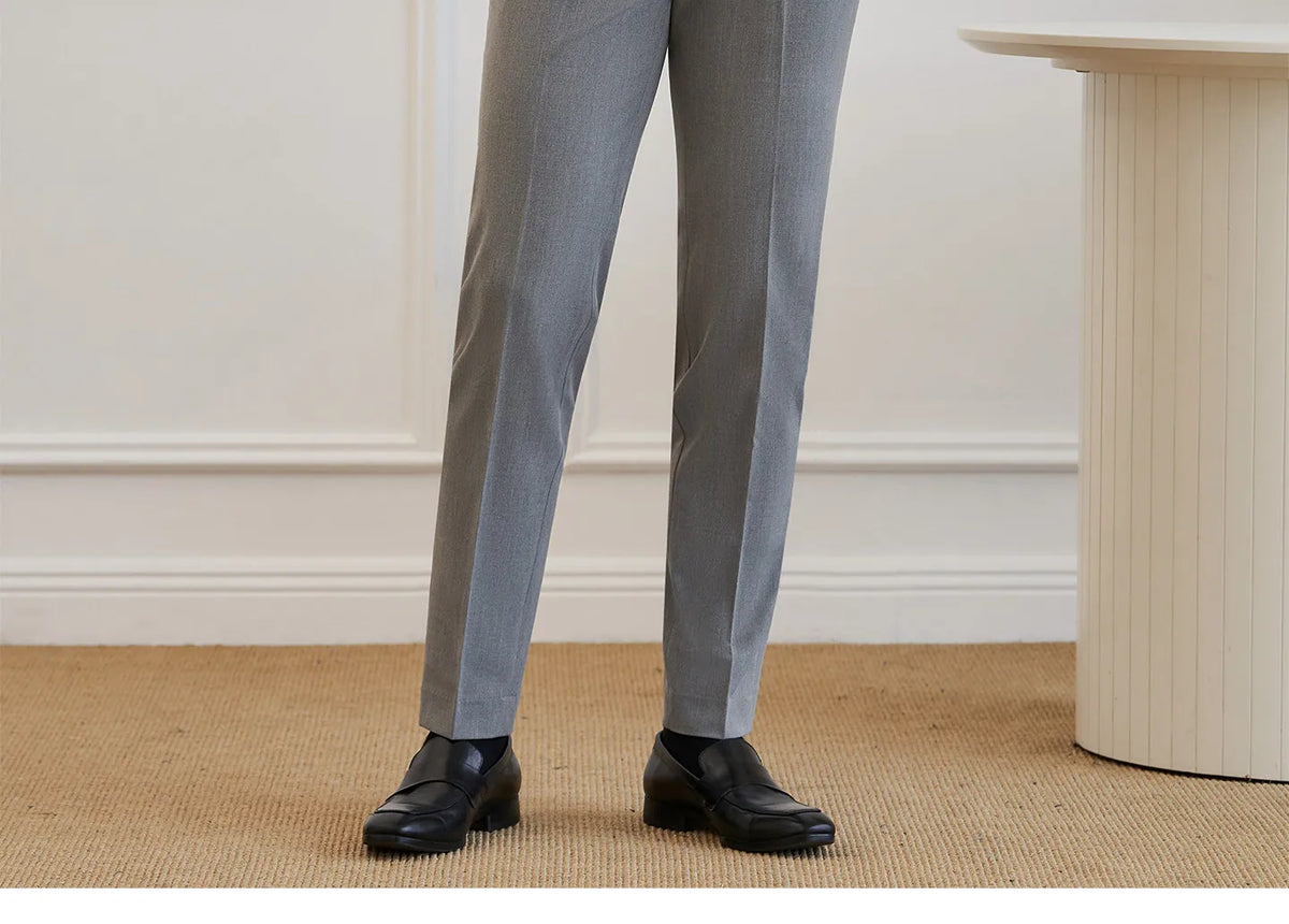 High Quality Elegant Single-Breasted Men Suit Fashion ltalian Style Slim High-end Business Groom Wedding Party Tuxedo 3/2 Pieces