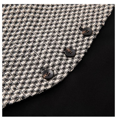 Color Block Vest Women's Jacket Female Tank Top 2026 New Spring Autumn Versatile Blazer Sleeveless Waistcoat Jacket Outerwear