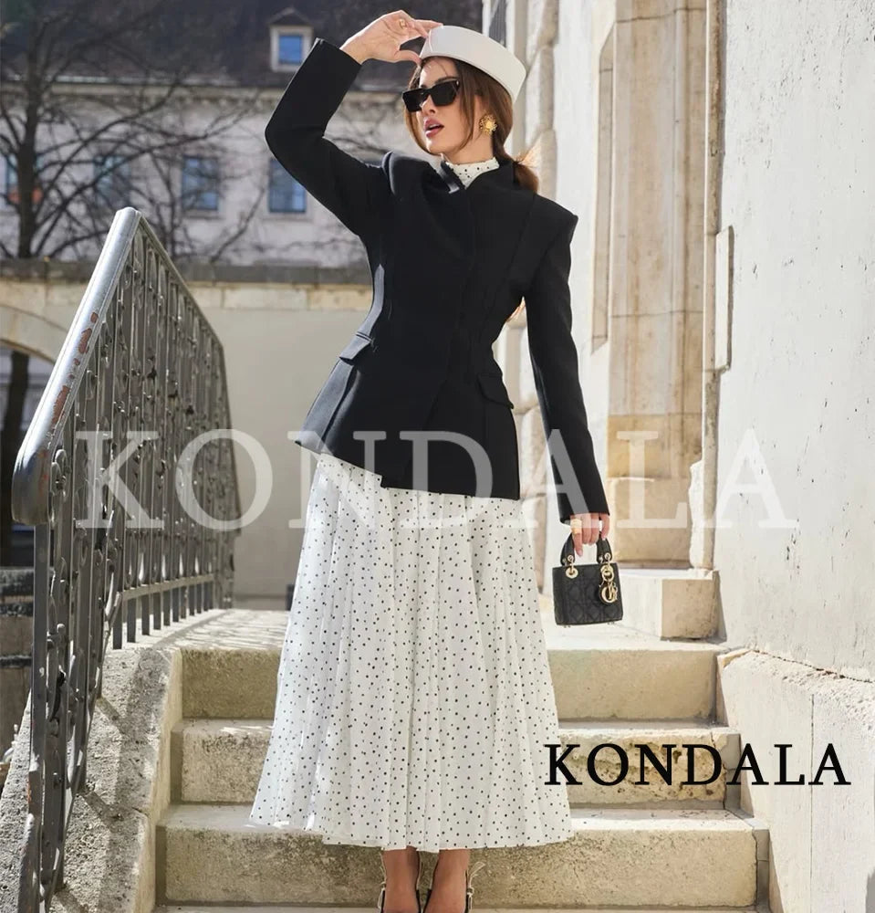 Elegant Blazer Women's Commute Blazer Coat 2026 Spring Fall Minimalist Office Lady Party Basic Dinner Slim-Waist Blazer