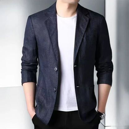 Men's Lightweight Business Casual Blazer Spring Summer Sun Protection Jacket