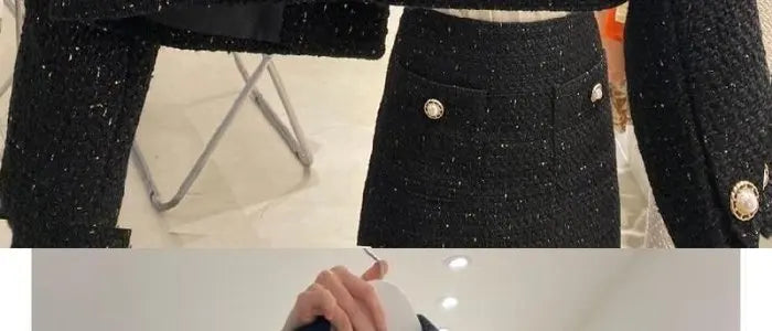 Fashionable Short Tailored Jacket Women's Loose Fit Perfume Style Korean Version Spring Autumn New Popular West Suit Top