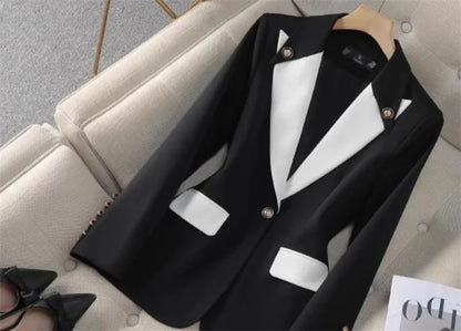 Fashion Red Black Beige Women Pant Suit 2 Piece Set Office Ladies Female Business Work Wear Formal Blazer Jacket And Trouser