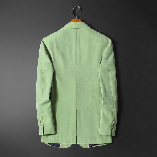 Men's Slim Fit Smart Casual Blazer – Apple Green
