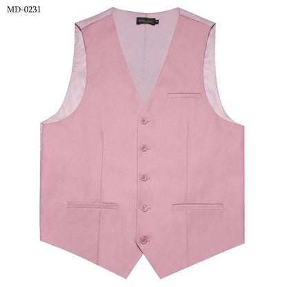 Men's Suit Vest – Solid Formal Waistcoat for Wedding, Party & Business Wear