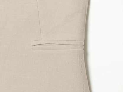 2026 Elegant Office Women Sleeveless Waistcoat Lapel Double Breasted Metal Gold Button Flap Pockets Slim Business Suit Vest