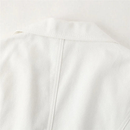 New White Denim Vest Women Waistcoat Slim Short Cowboy Sleeveless Jacket Casual Jeans Vests Female Outerwear Chaleco Mujer