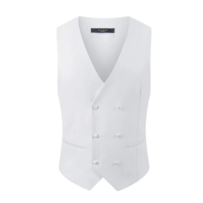 Rhinestone Lapel 3 Piece Suit Set (vest+Blazer+Trousers) Business Formal Casual Suits Wedding Groom Party Stage Men's Suit M-5XL