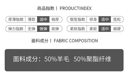 High Quality Retro Fashion 50% Woolen Men's Suit Jacket Autumn Winter Thicken Warm Business Slim Casual Wedding Coats Tailcoat