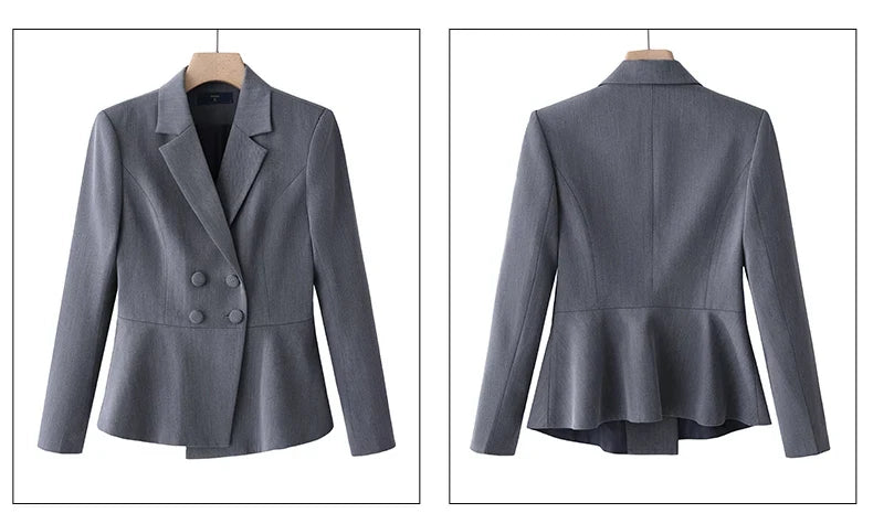 Fashion professional women's high-quality two-piece pants+blazers, exquisite elegant, new products for autumn winter 2025