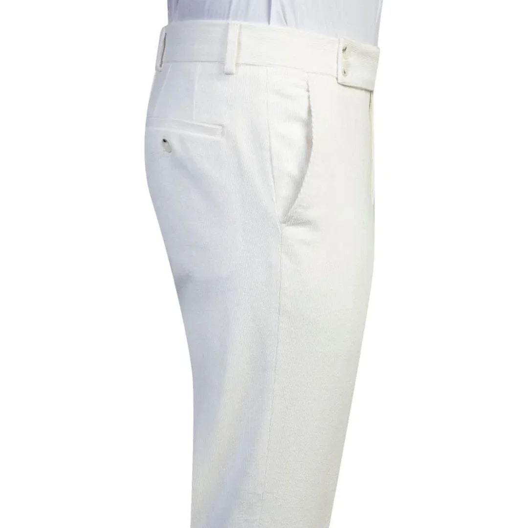 Men Suit 2 Piece Ivory Solid With Lapel Double Button For Wedding Business Banquet Party Work Daily Jacket And Pants