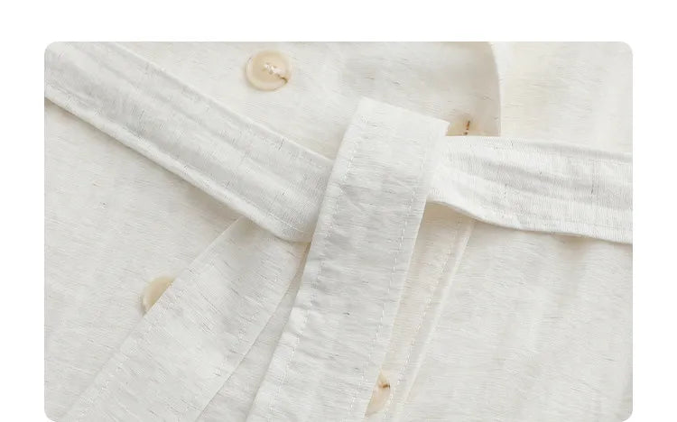 New Women Mid-length Trench Coats Loose Casual Oversized Double Breasted Office Ladies Blazer Jacket Spring Autumn
