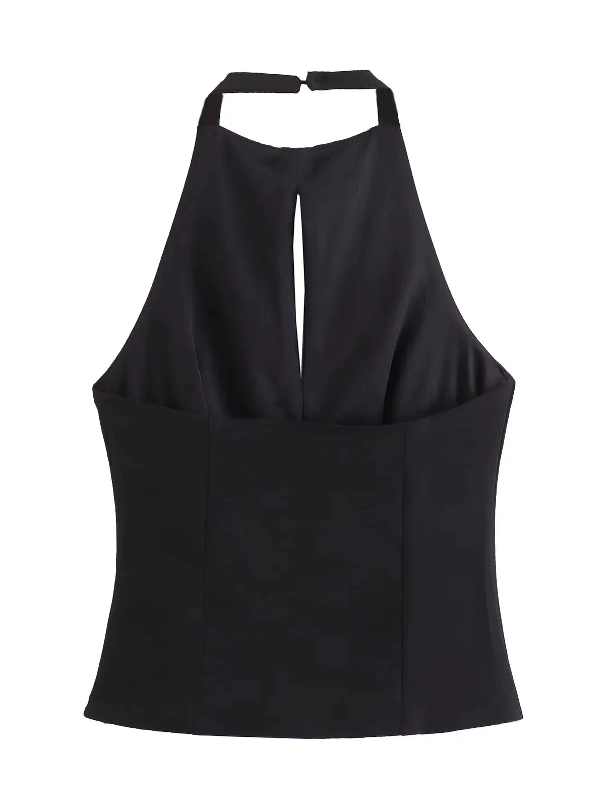 Rhinestone Bow Halter Top Women Off Shoulder White Crop Top Woman Party Backless Sexy Tops Summer Cut Out Short Black Top