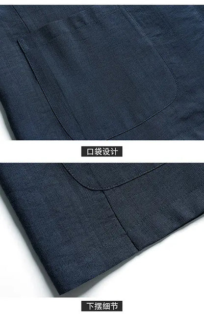 Blazer Men's Fashion Outdoor Travel Wedding Stylish Multi-purpose Casual Slim-Fitting Lightweight Cool and Breathable Blazer