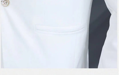 Blazer Men's Fashion Outdoor Travel Gentleman Wedding Slimming Business Versatile Trendy Casual Korean-style Formal Wear Blazer