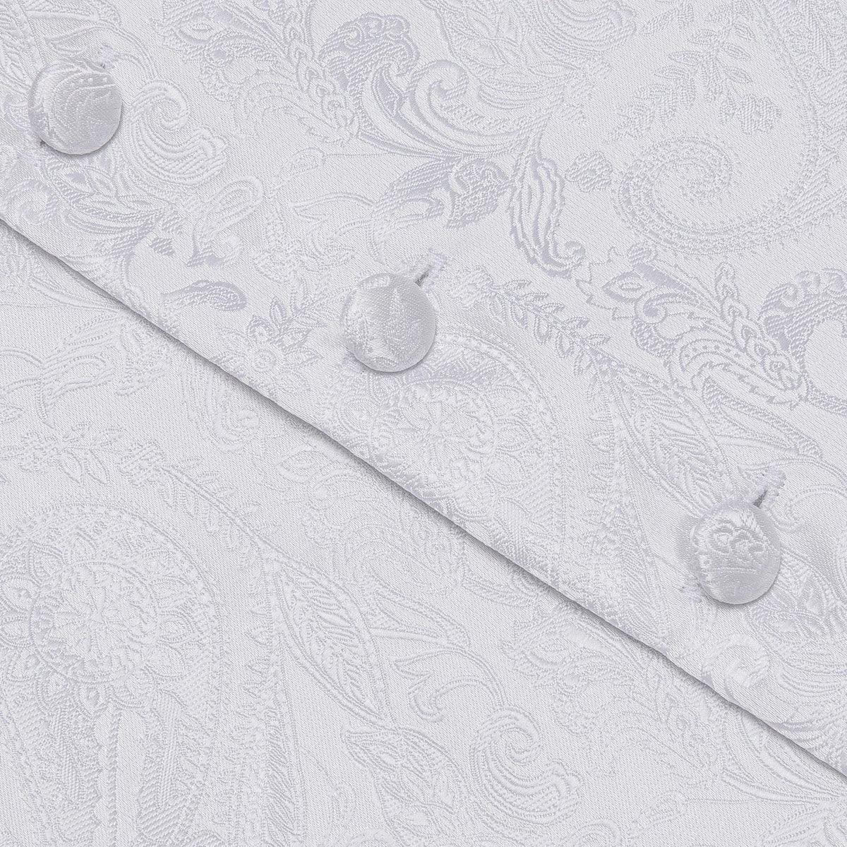 Men's Suit Vest Set – Floral Waistcoat with Tie, Hanky & Cufflinks for Weddings & Formal Events