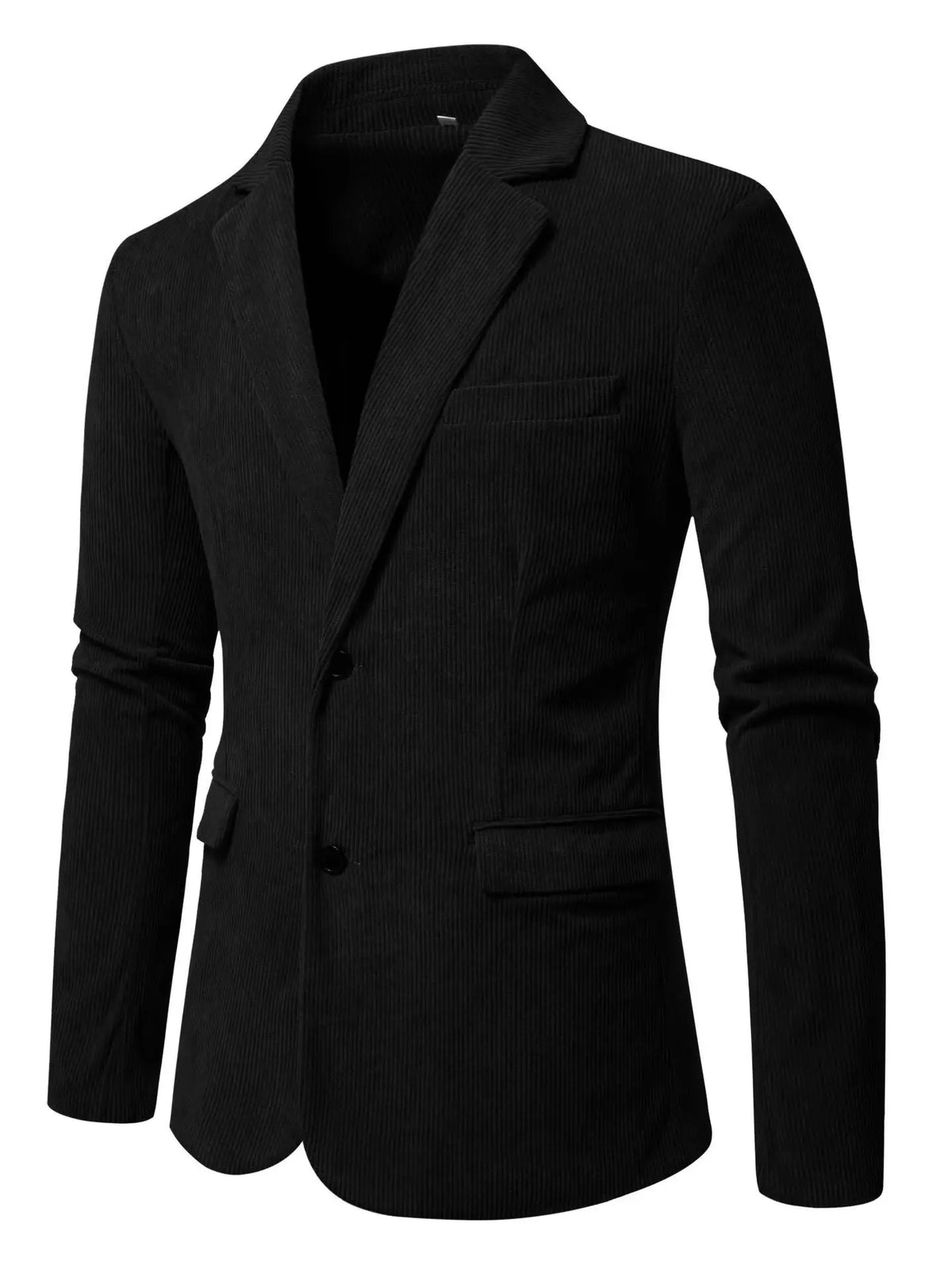 Casual Corduroy Men's Blazer Two Buttons Notch Lapel Suit Jacket for Wedding Business Office Suits Jacket Dinner One Coat Top