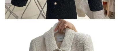 Fashionable Short Tailored Jacket Women's Loose Fit Perfume Style Korean Version Spring Autumn New Popular West Suit Top