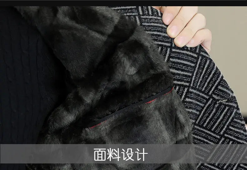Blazer Autumn and Winter Men's Fashion Outdoor Travel Youth Wedding Slimming Casual Formal Wear with Cotton Warmth Blazer  2025