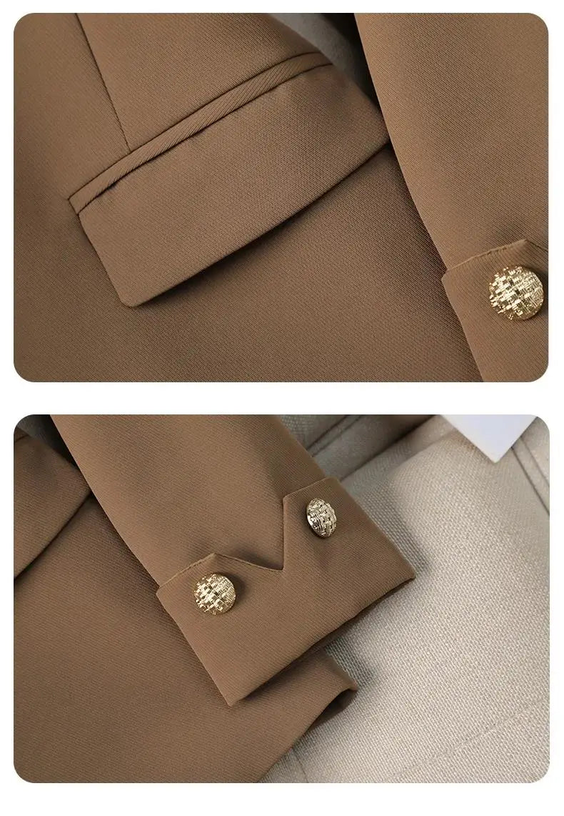 Spring Women's Outerwears Elegant Chic Single Breasted Blazers Femimino New In Coats Jackets Plus Size Veste Femme Casual