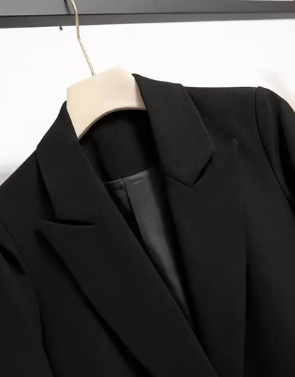 Women's Long Sleeved Lace-Up Blazer Loose Casual Top Korean Fashion Office Blazer Spring Autumn New