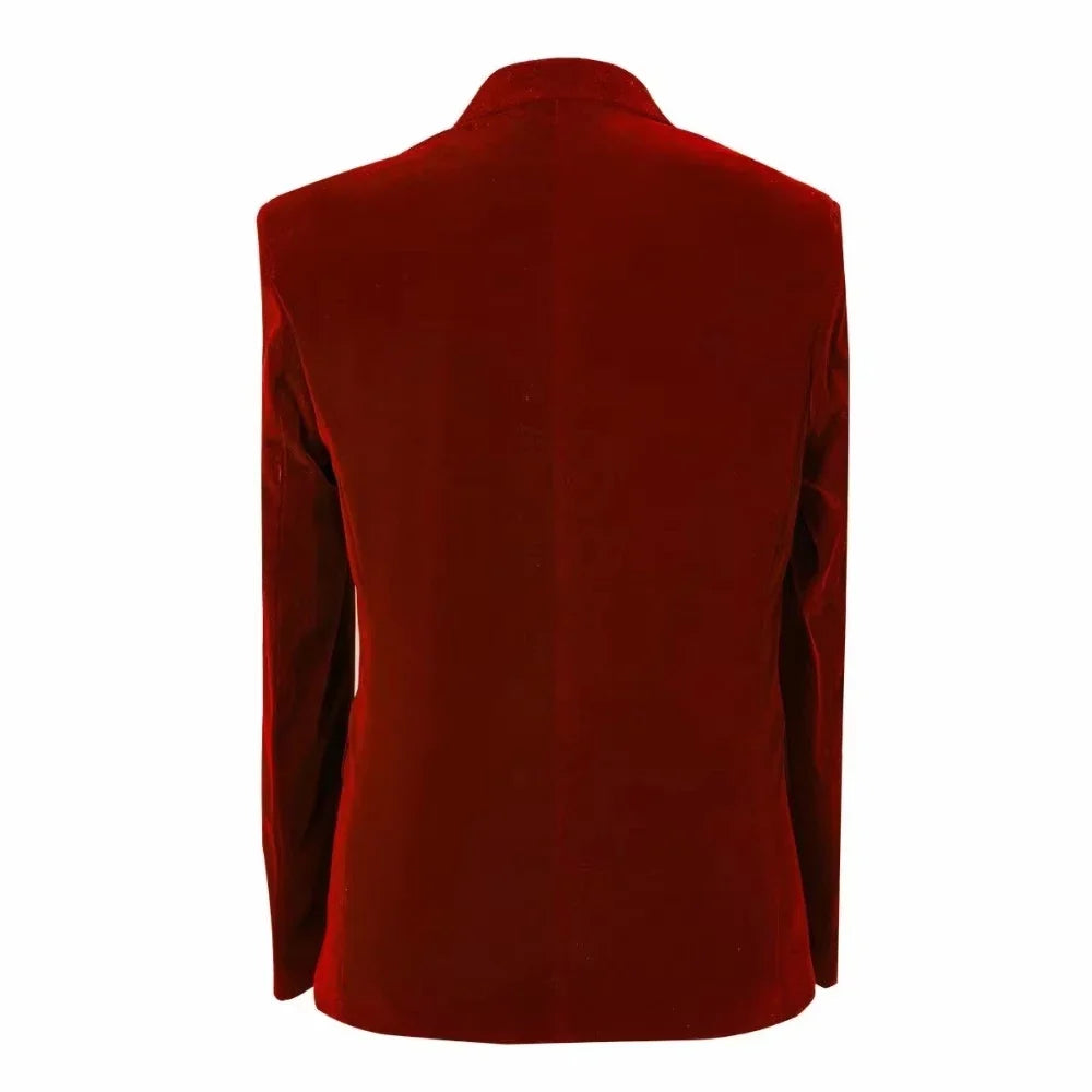 High Quality Men Tuxedo Jacket With Black Peaked Lapel One Button Slim Fit Blazer  Dinner Suit Custom Made Only Blazer