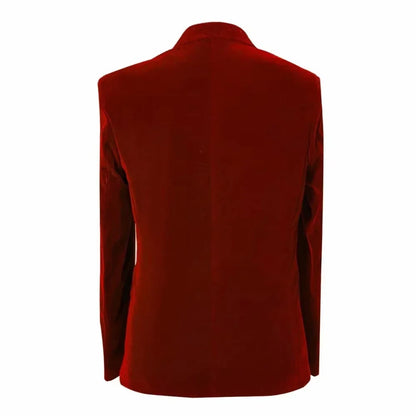 High Quality Men Tuxedo Jacket With Black Peaked Lapel One Button Slim Fit Blazer  Dinner Suit Custom Made Only Blazer