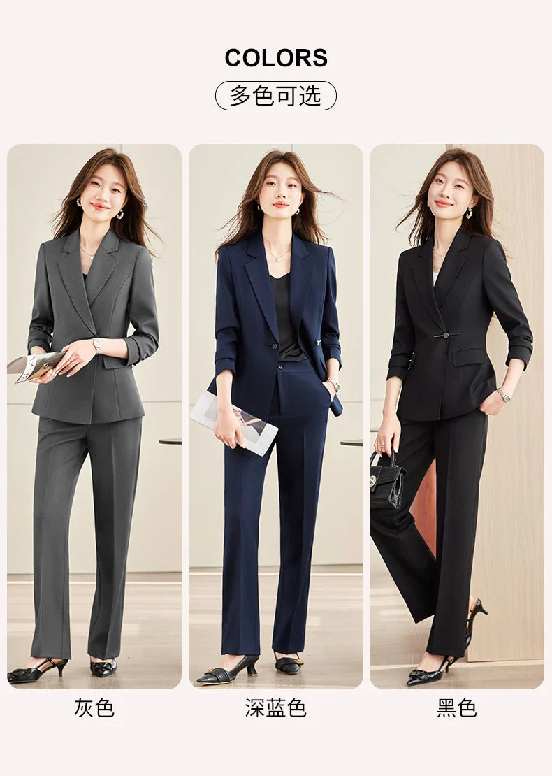 Fashionable Professional Women's Clothing High-Quality Two-Piece Pants + Jacket， Elegant Precision Spring/Summer 2026