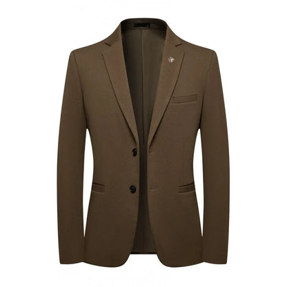 Blazer's New Men's Fashion Outdoor Travel Solid Color, Youthful Wedding, Hosting, Campus Slimming, Casual Korean Version Blazer