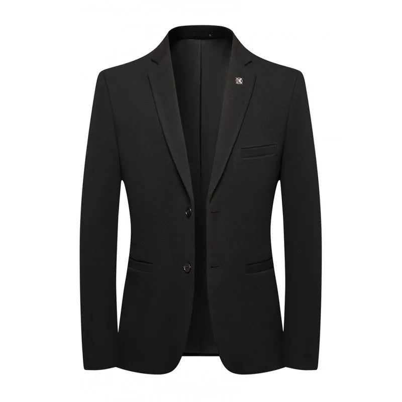 Blazer's New Men's Fashion Outdoor Travel Solid Color, Youthful Wedding, Hosting, Campus Slimming, Casual Korean Version Blazer