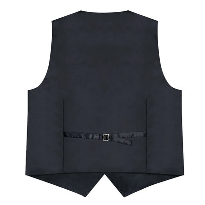 Men's Paisley Suit Vest with Bow Tie Set for Weddings and Formal Events