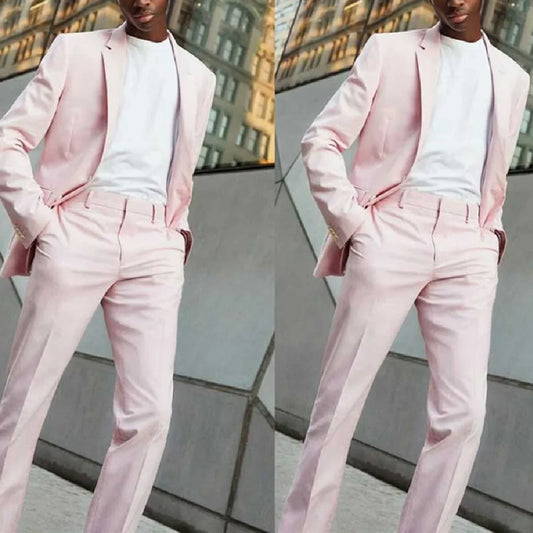 Fashion White Double Breasted Men's Blazer With Black Peak Lapel Wedding Party Dinner Groom Tuxedos Terno Masculino 2 Pieces