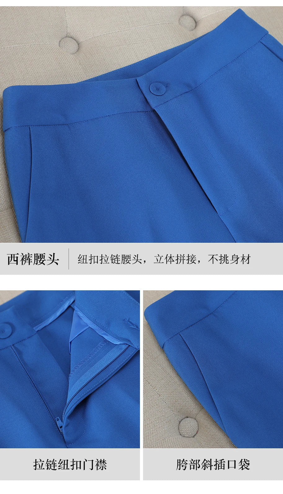 Fashionable Business Women's Outfit - Elegant Slim Fit Pants And Suit Set - Stylish New Arrival 2026