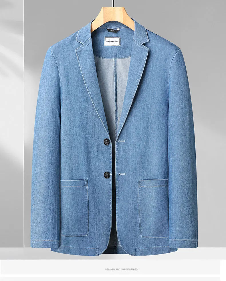 Blazer Men's Fashion Casual Business Slim Fit Party Everything Sports Camping Outdoor Mountaineering Travel Cowboy Blazer