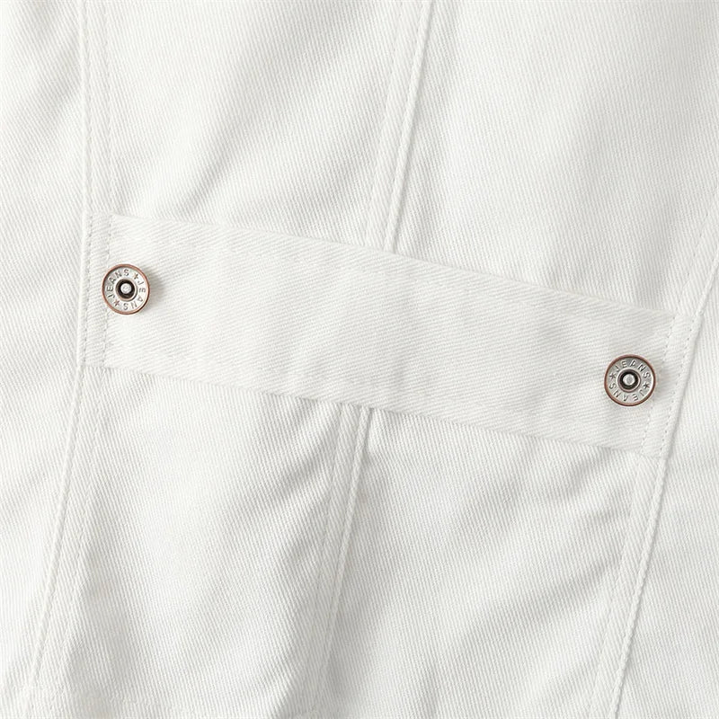 Women's Denim Vest 2025 New Ladies White Jean Jacket Fashion Waistcoat Summer Vest Coat Outwear S-5XL